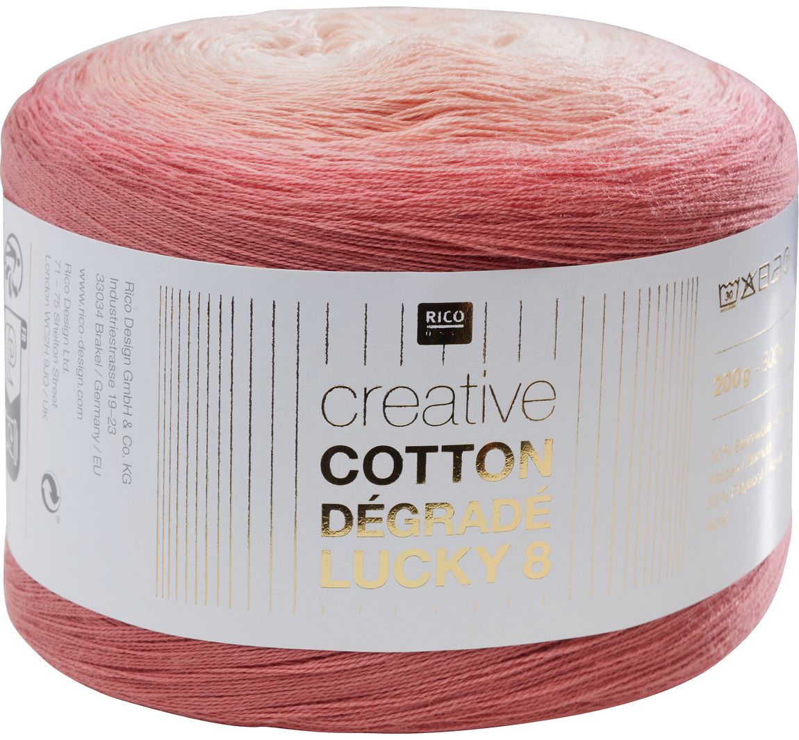 Rico Design Creative Cotton Dégradé Lucky 8 - Farbe 015