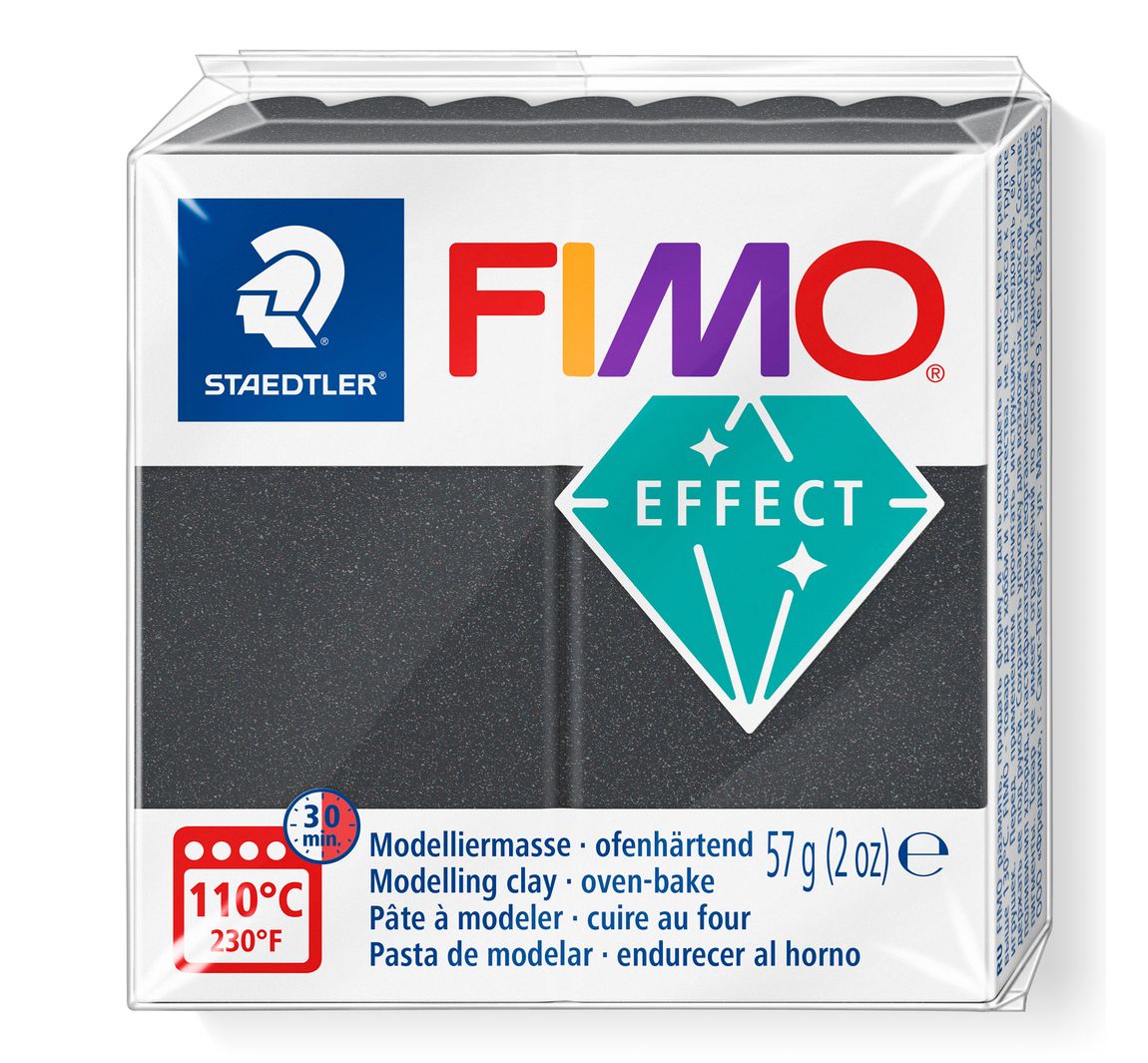 FIMO effect "Metallic" - Stahlgrau