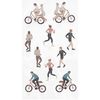 Rico Design Gel Sticker "FIGURICO" Radfahren und joggen