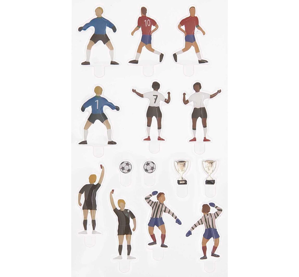 Rico Design Gel Sticker "FIGURICO" - Fußball