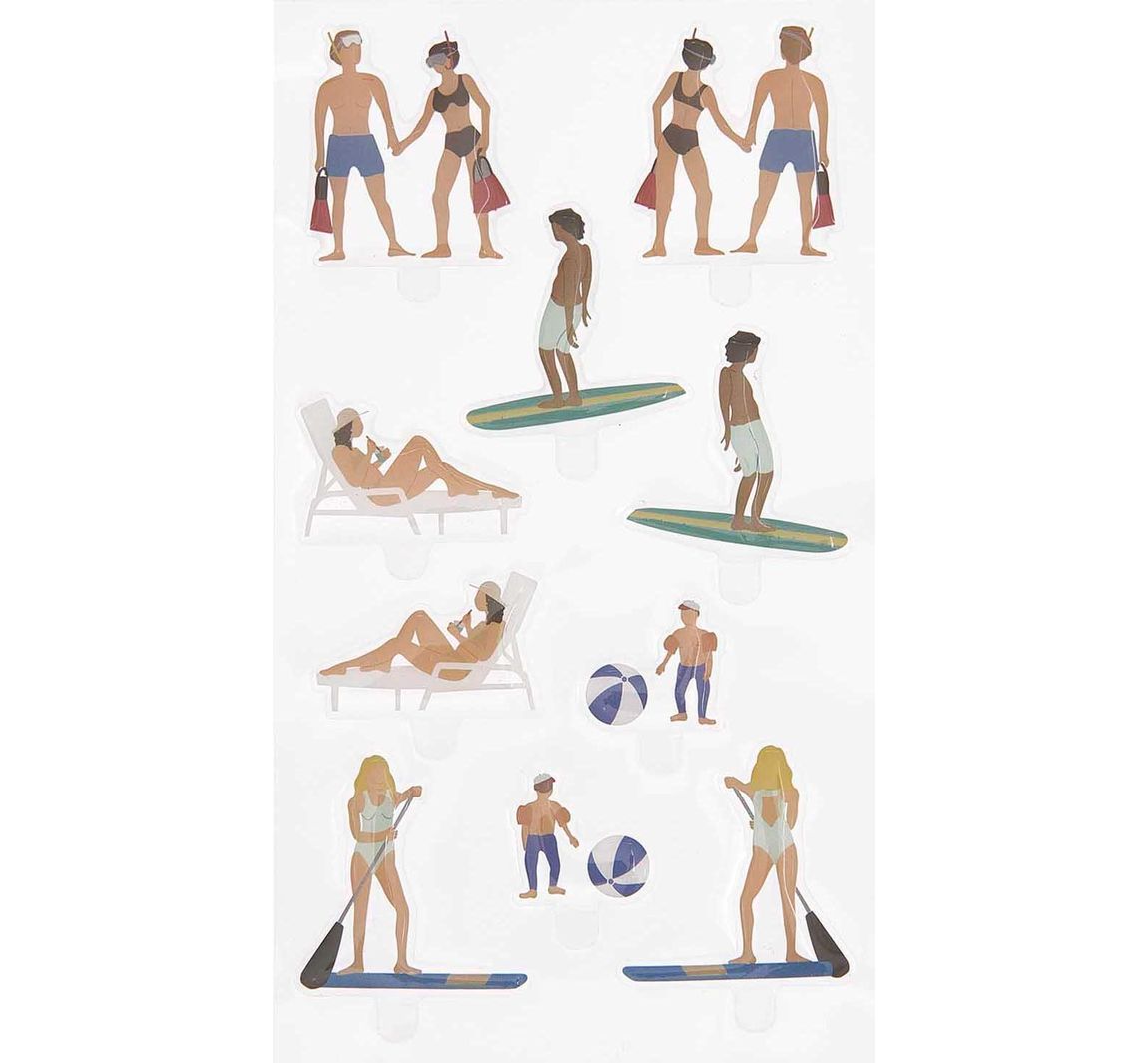 Rico Design Gel Sticker "FIGURICO" - Wassersport