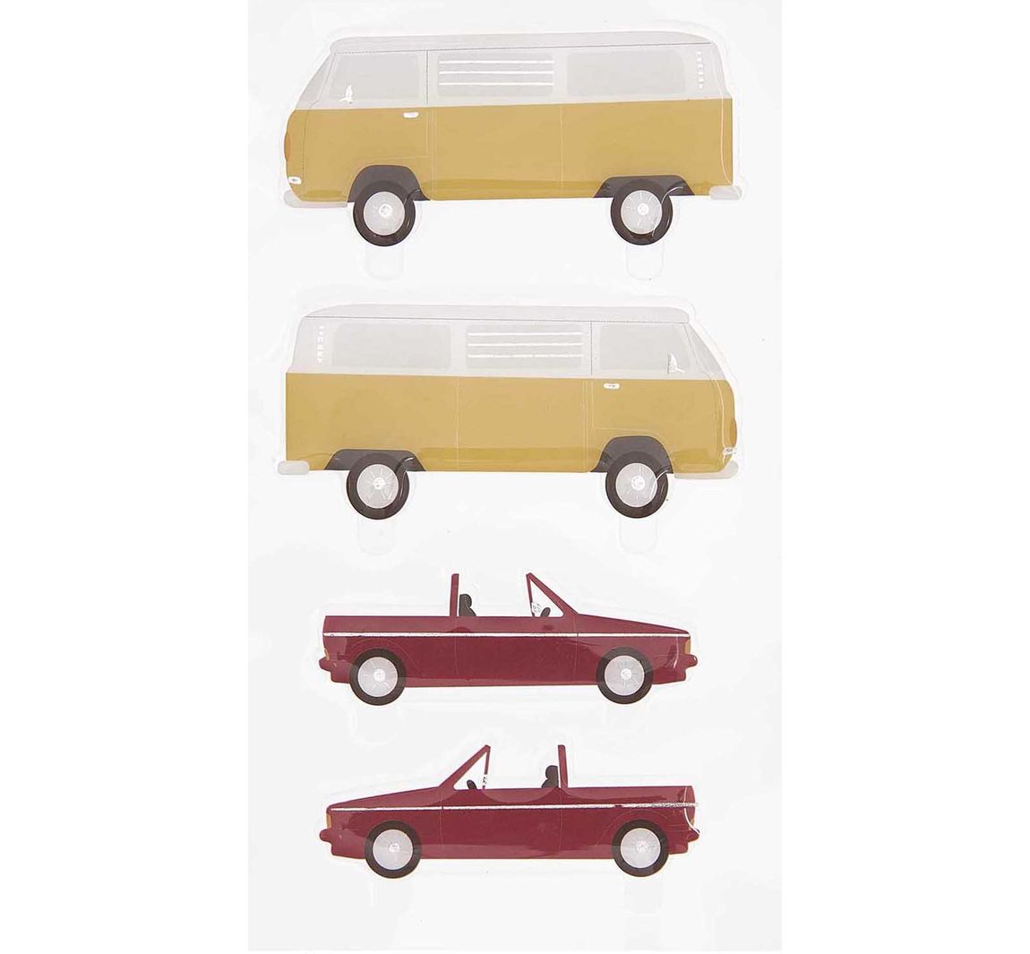 Rico Design Gel Sticker "FIGURICO" - Autos