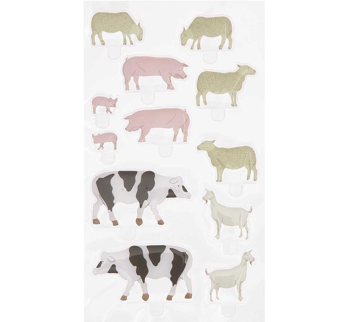 Rico Design Gel Sticker "FIGURICO" - Hoftiere
