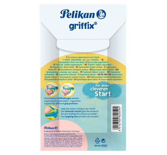 Pelikan Schulschere "Griffix", Spitz