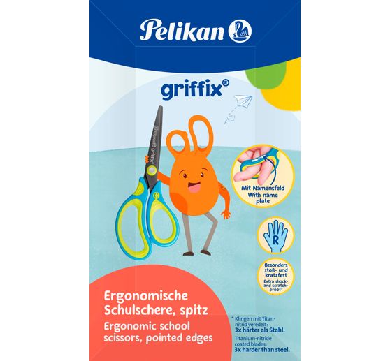 Pelikan Schulschere "Griffix", Spitz