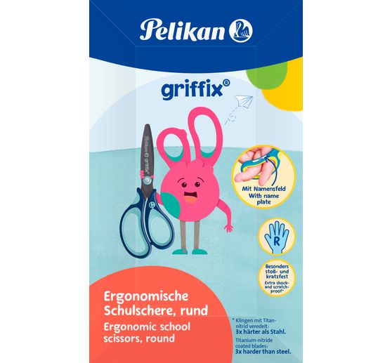 Pelikan Schulschere "Griffix", Rund