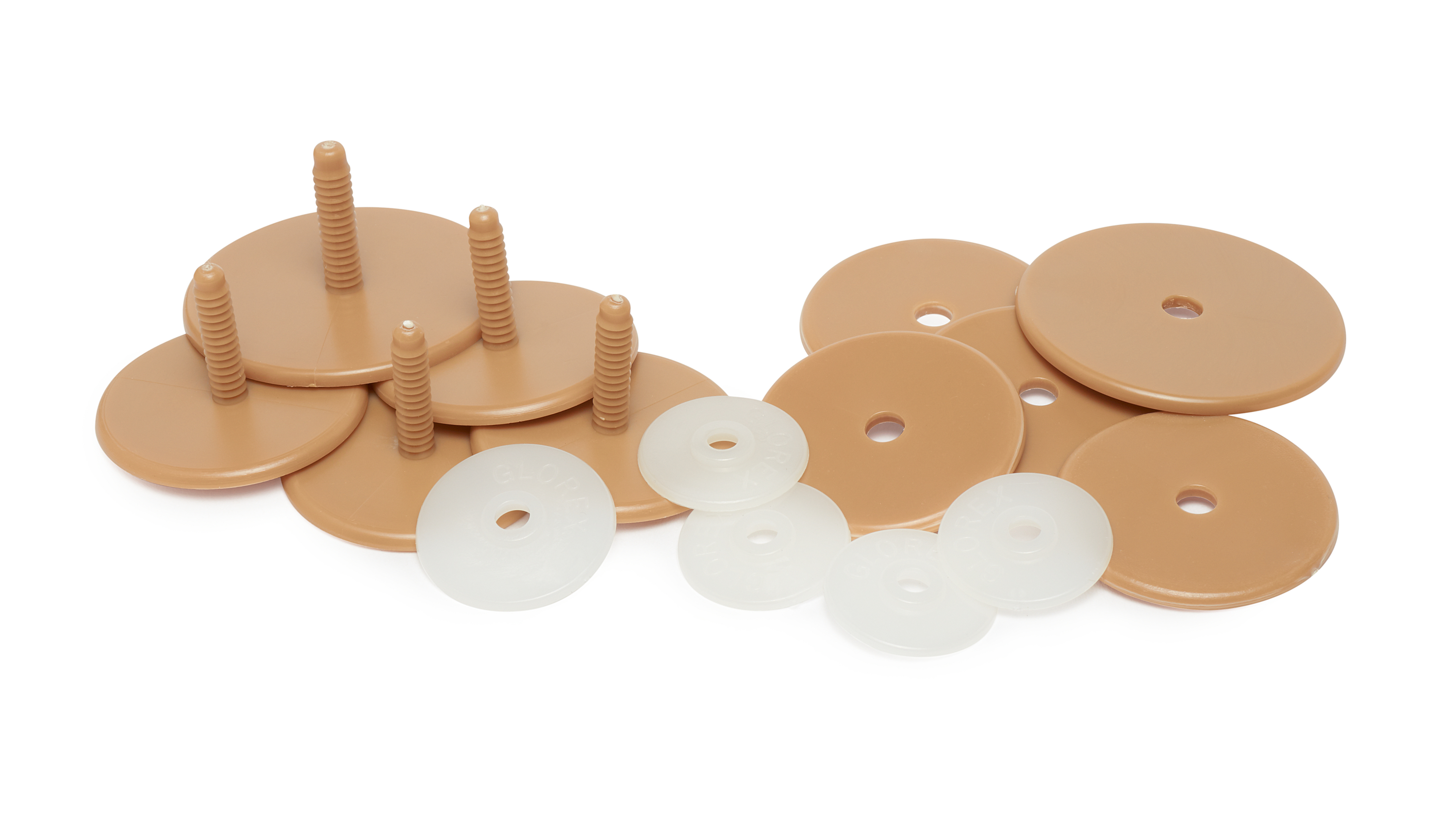 Glorex Dekoobjekt Gelenkscheiben-Set, Bärengröße 35 - 45 cm