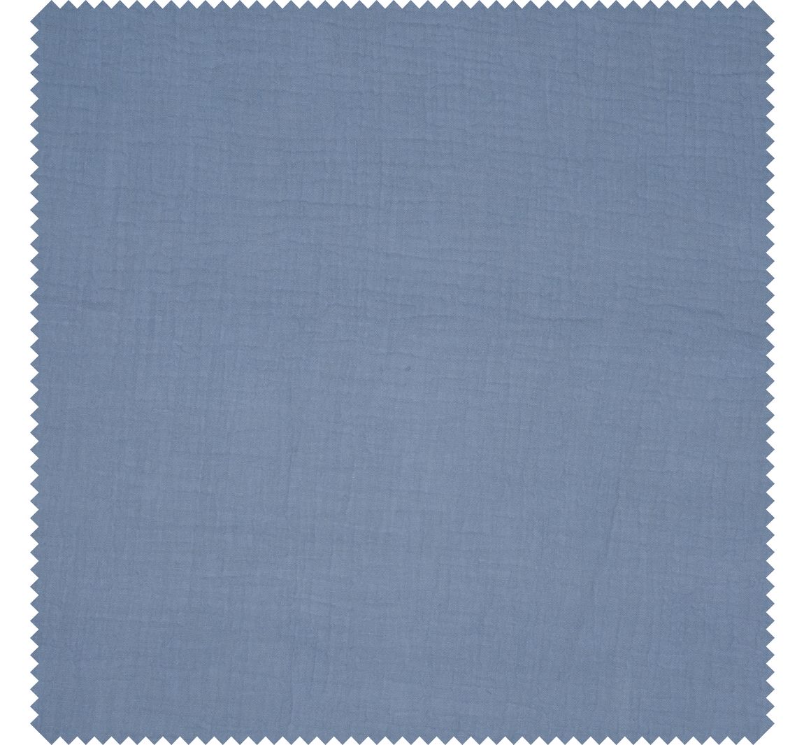 Musselin-Baumwollstoff "Uni" - Baltic-Blau