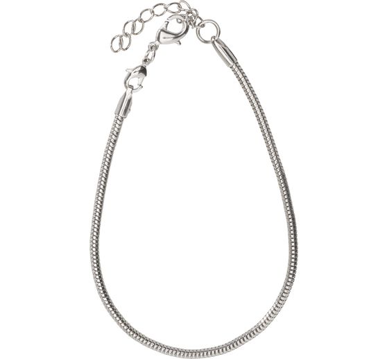 Armband mit Regulierungskettchen "Platin"