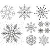 Stempel-Set Kristalle