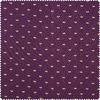 Baumwoll-Stoff "Brilliant" Blüten Aubergine