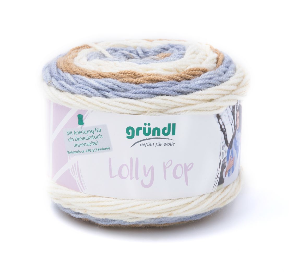Gründl Wolle "Lolly Pop" - Cappuccino Pop, Farbe 12