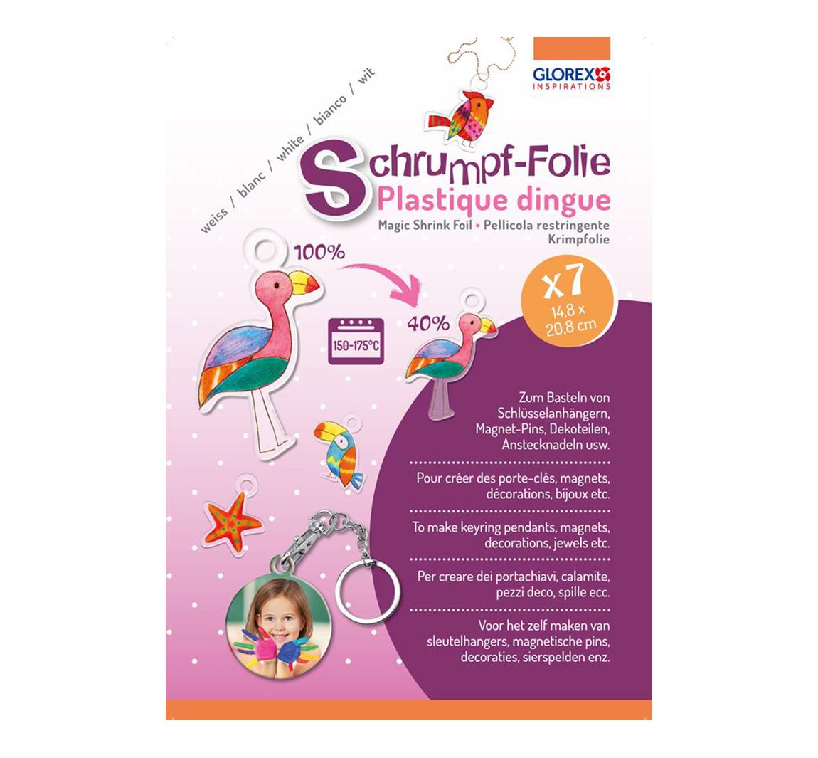 Schrumpffolie "DIN A5" - Transparent