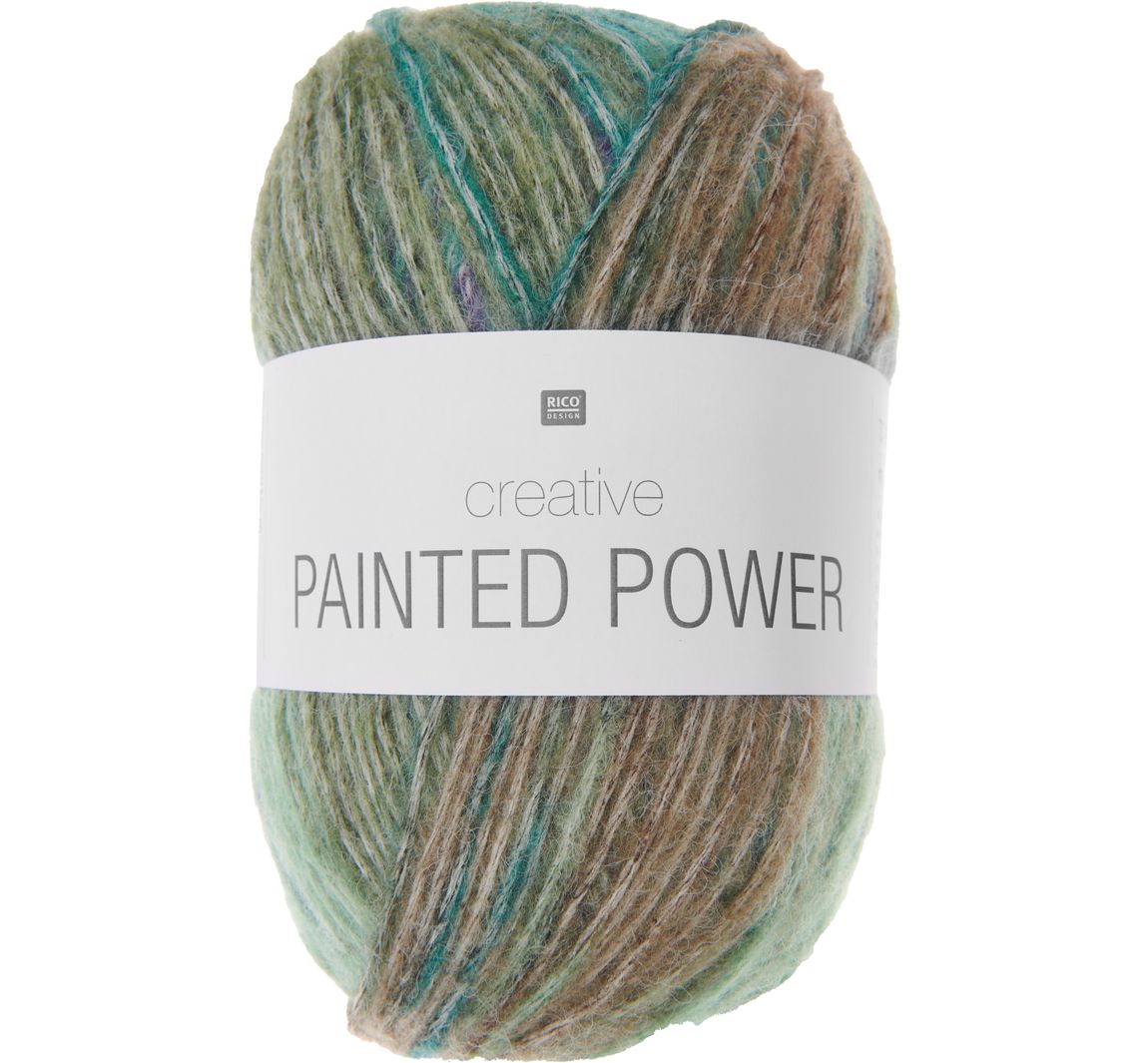 Rico Design Creative "Painted Power" - Aqua