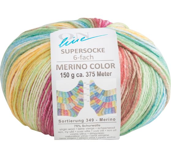 ONline Wolle Supersocke Merino-Color, Sortierung 349