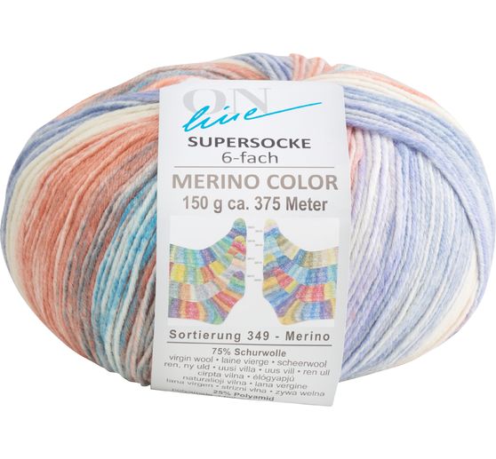 ONline Wolle Supersocke Merino-Color, Sortierung 349