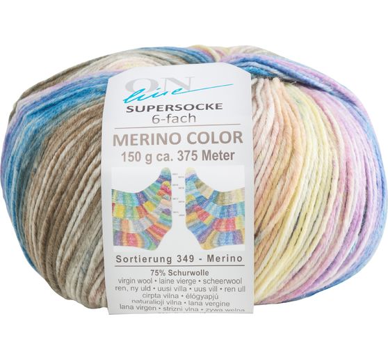 ONline Wolle Supersocke Merino-Color, Sortierung 349