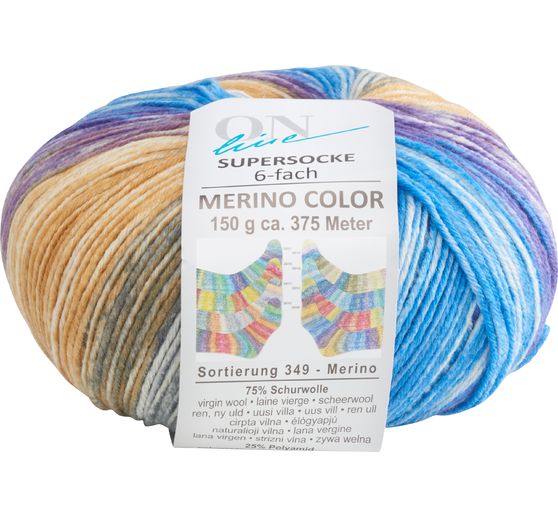 ONline Wolle Supersocke Merino-Color, Sortierung 349