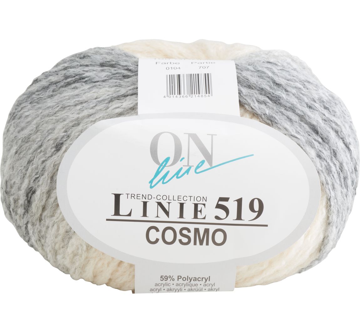 ONline Wolle Cosmo, Linie 519 - Farbe 104