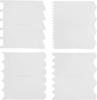 Effect spatula set, 4 pieces