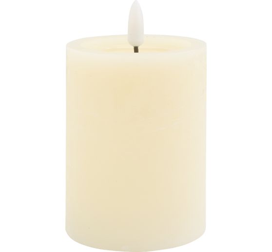 LED real wax candle "10 x 7.5 cm", with timer