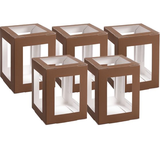 Lantern blank "Square", 5 pieces