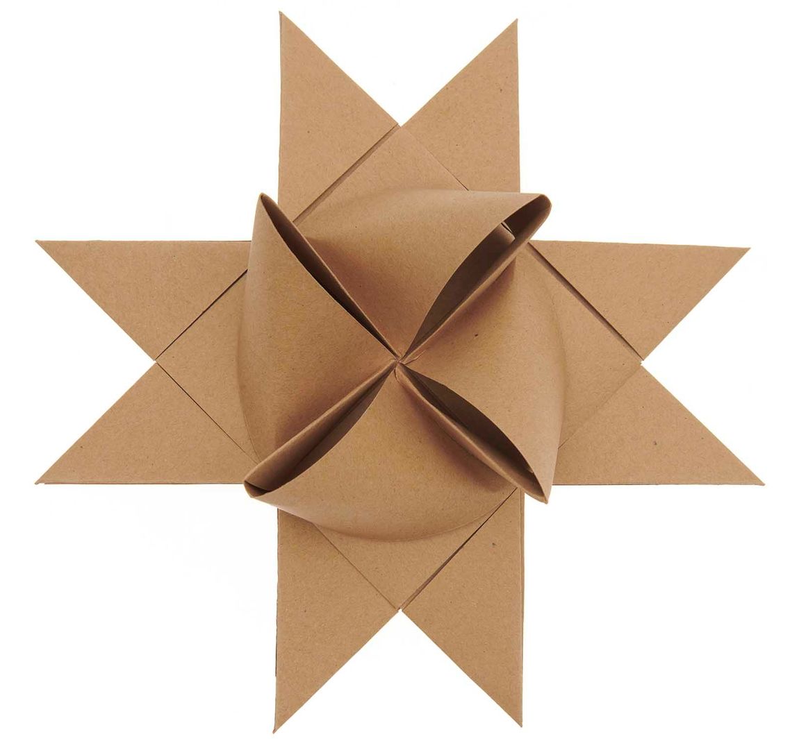 Fröbelsterne XXL - Kraftpapier