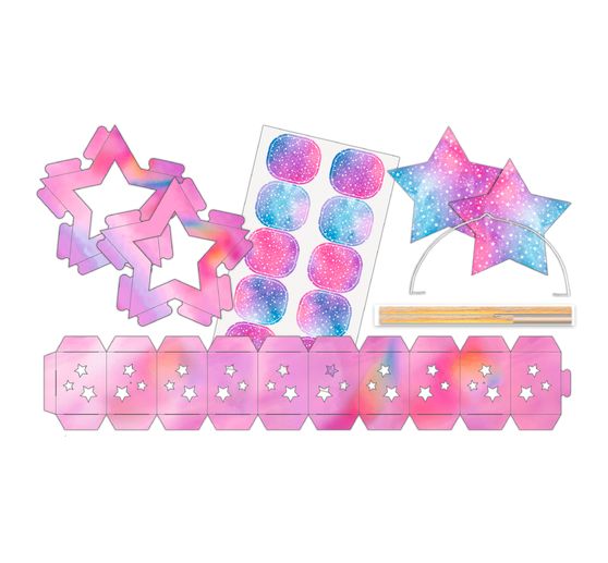 Laternen-Bastelset "Twinkle Star Irisierend"