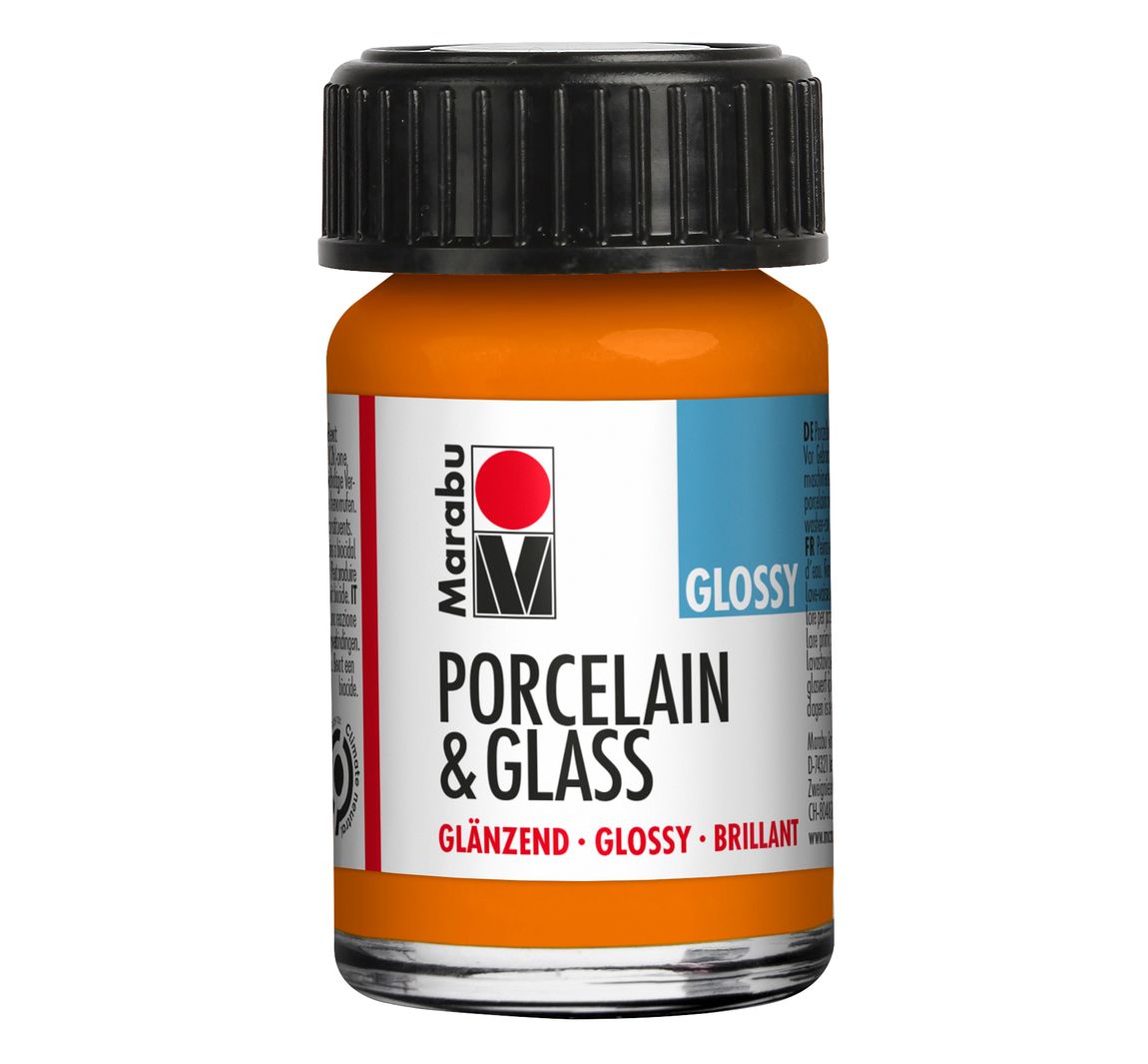 Marabu Porcelain & Glass, "Glossy" - Orange
