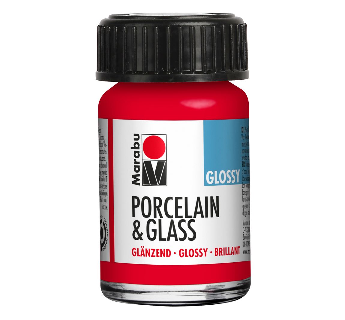 Marabu Porcelain & Glass, "Glossy" - Kirsche