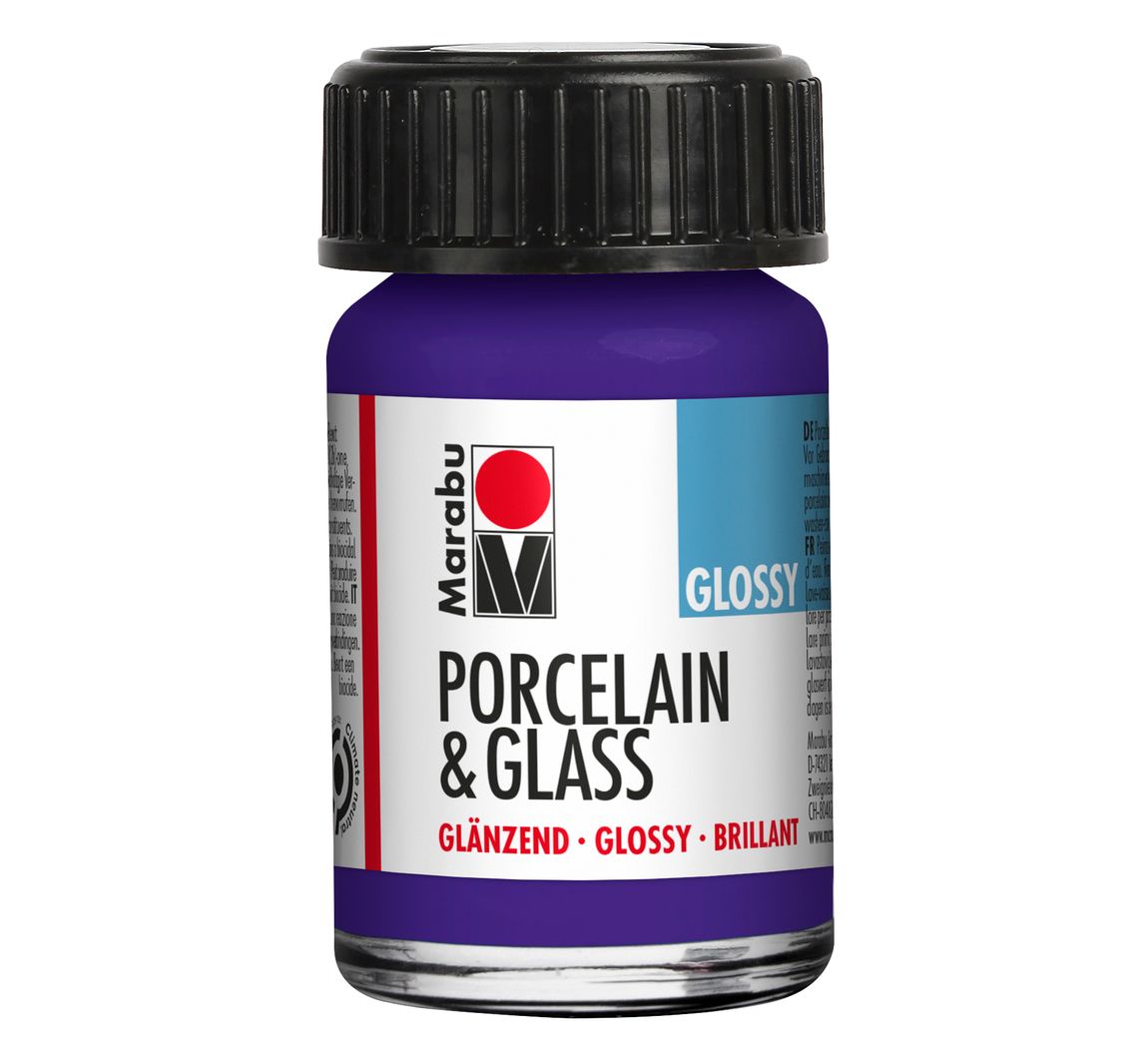 Marabu Porcelain & Glass, "Glossy" - Violett