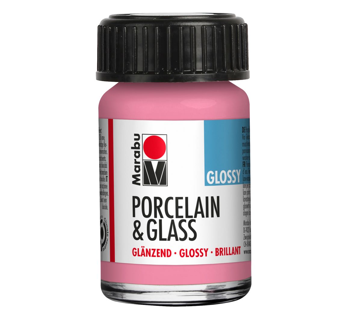 Marabu Porcelain & Glass, "Glossy" - Rosa