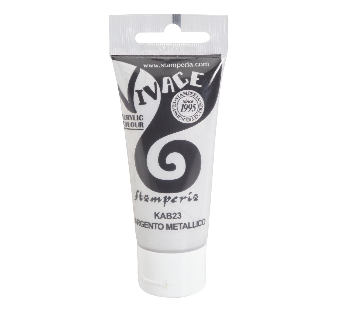 Stamperia Vivace Paint - Silver