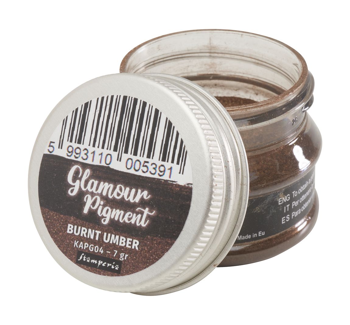 Stamperia Glamour PIgment - Burnt Umber