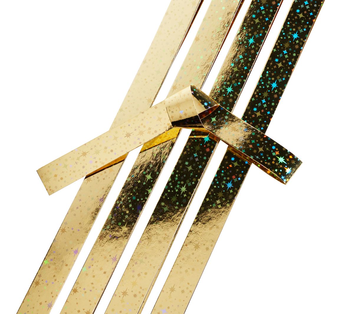 Papierstreifen "Holografie" - Gold
