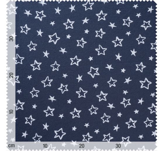 Jersey-Stoff "Sterne"