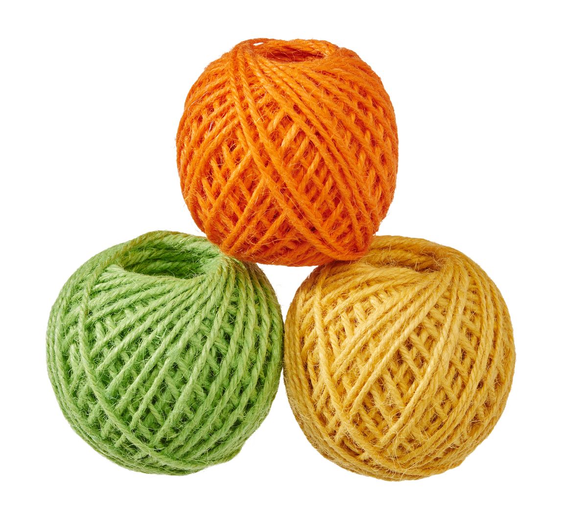 VBS Jutekordel-Set "Juta" - Gelb/Orange/Grün