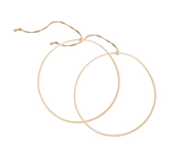 VBS Wooden ring with sisal suspension ribbon