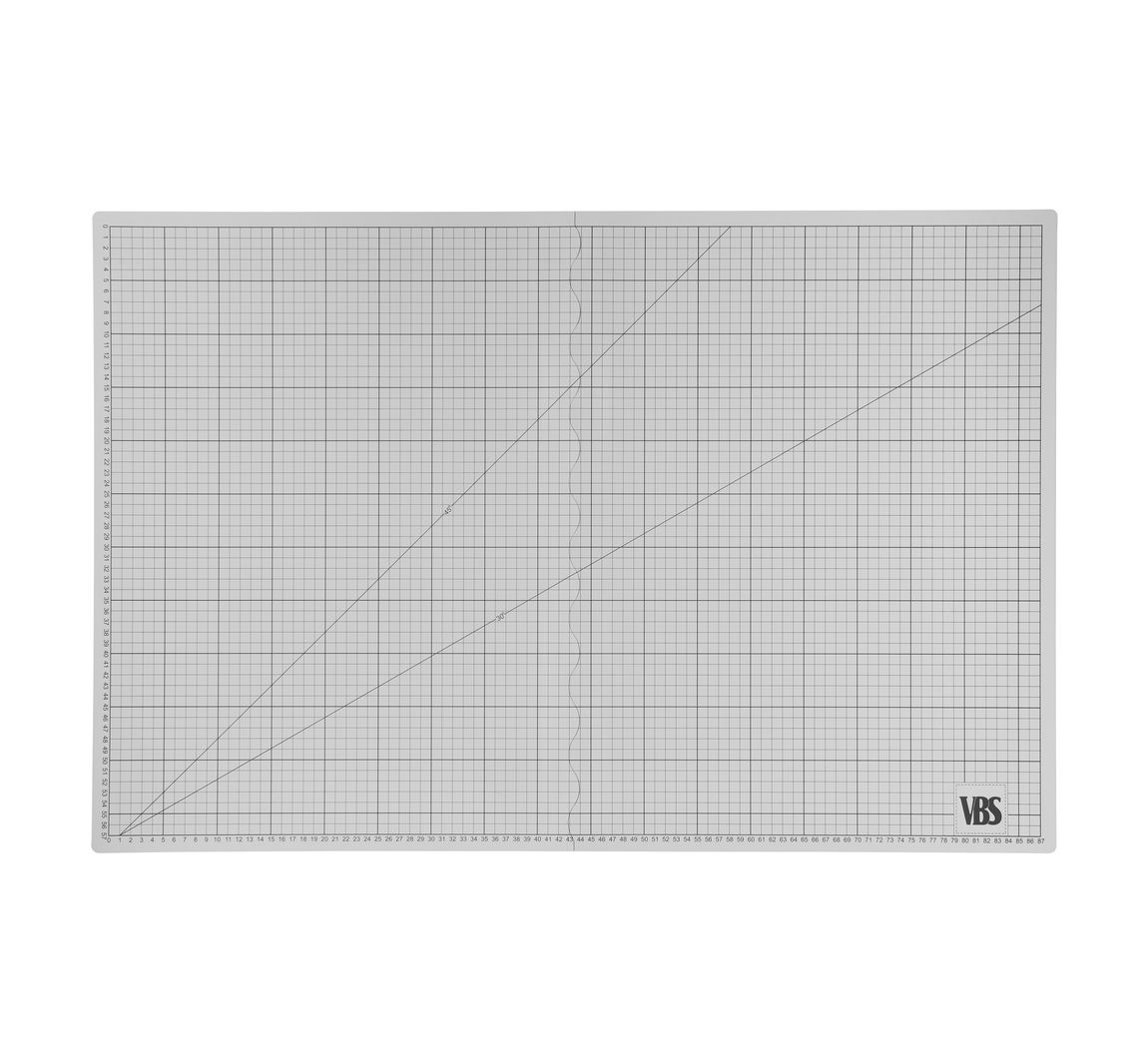 VBS Faltbare Schneidematte "Cool Grey" - DIN A1