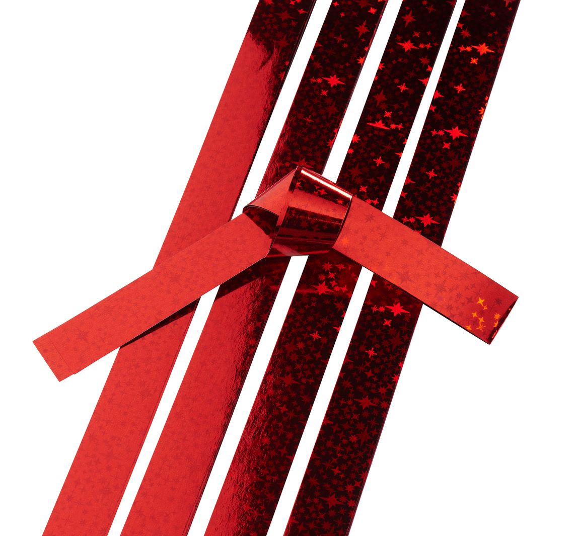 Papierstreifen "Holografie" - Rot
