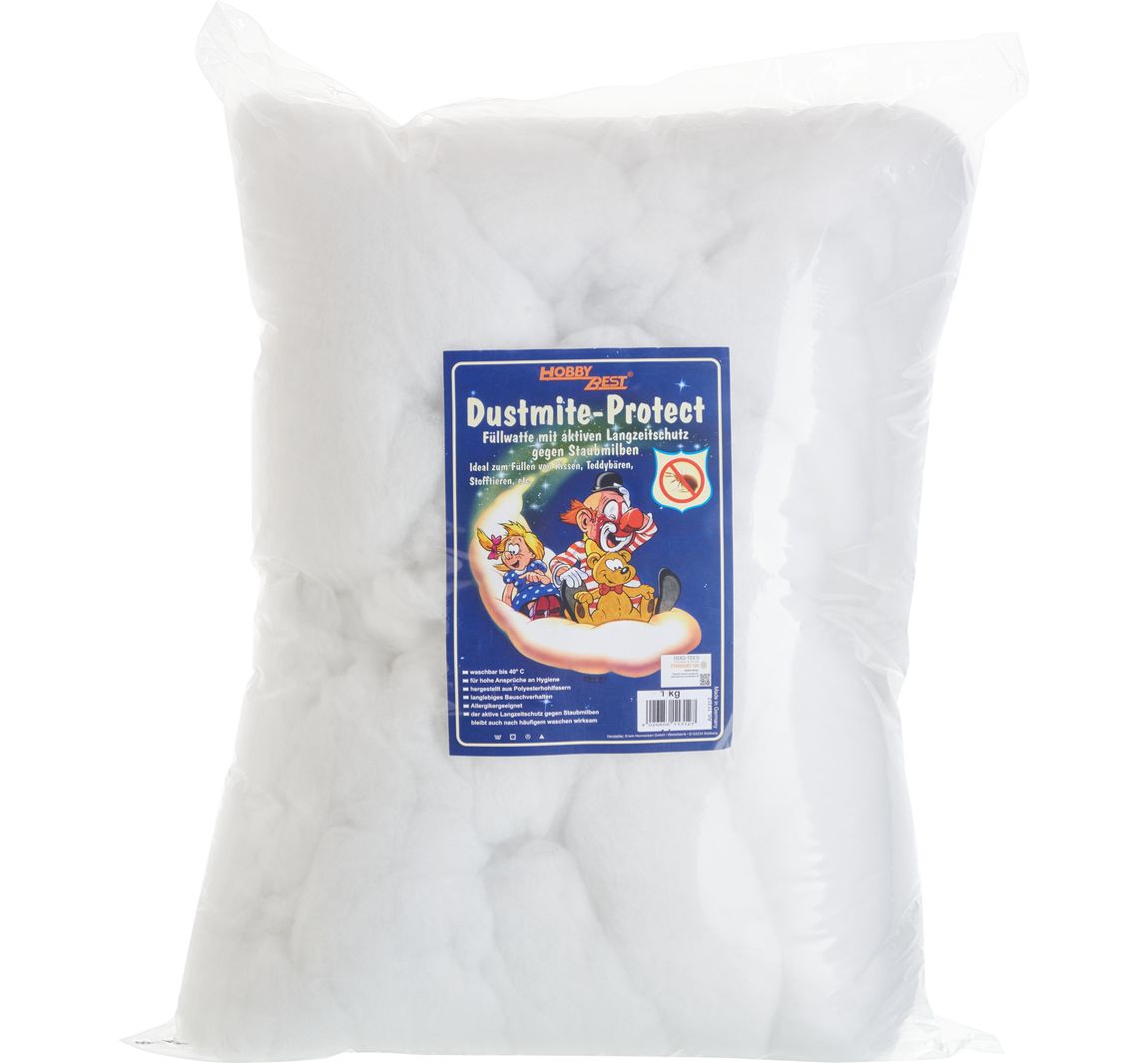 Füllwatte gegen Staubmilben - 1.000 g