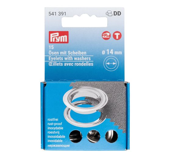 Prym Ösen mit Scheiben