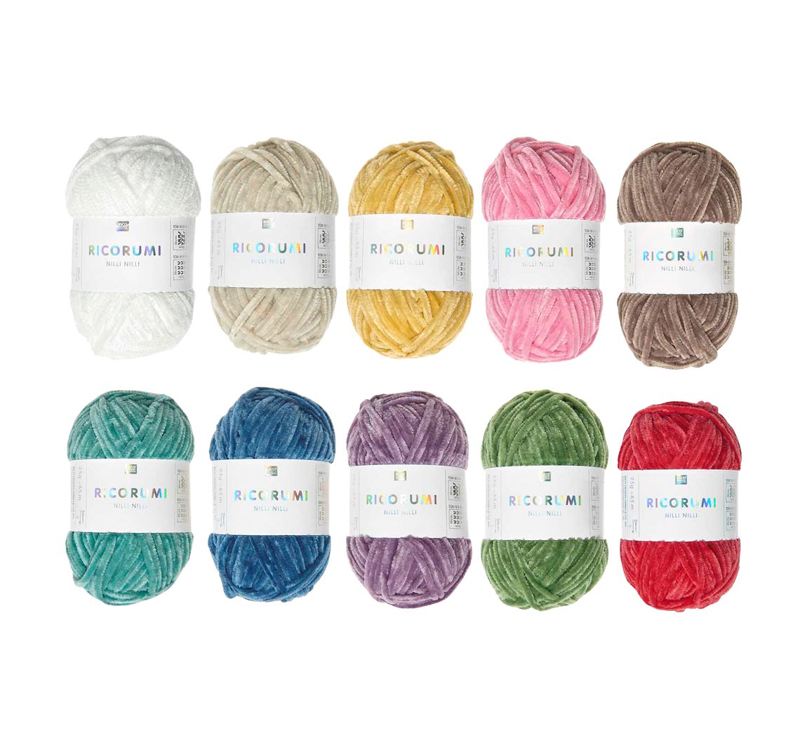 Rico Design Ricorumi Set "10er Nilli Nilli" - Rainbow