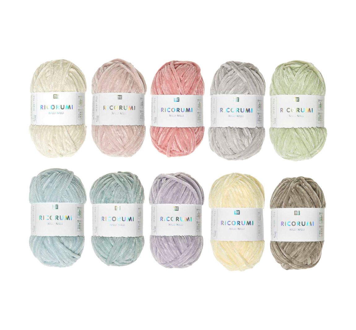 Rico Design Ricorumi Set "10er Nilli Nilli" - Pastell