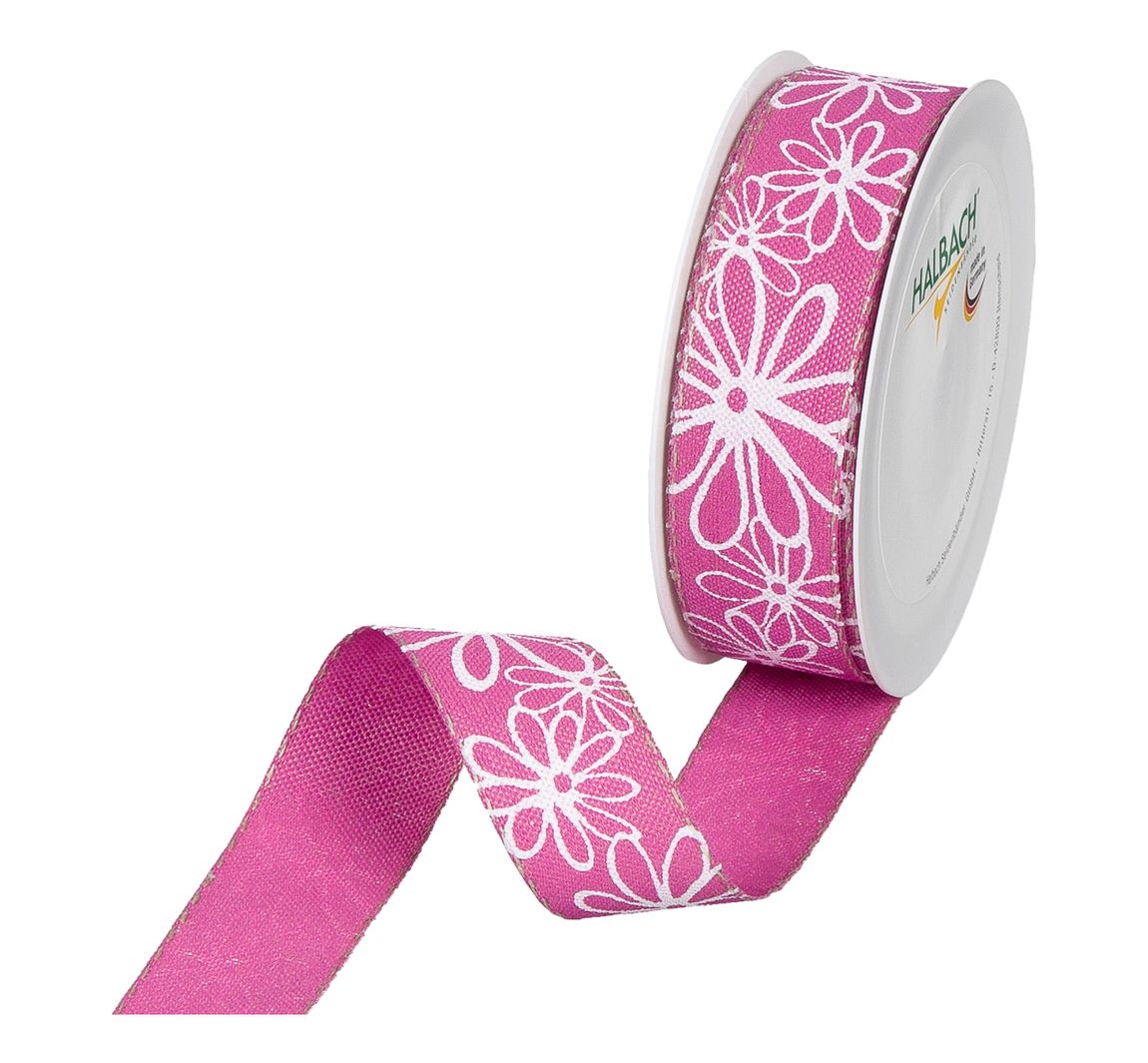 Druckband "Blüten" - Pink