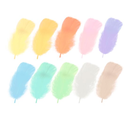 Flauschfedern, 100 g