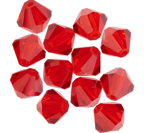 Glasschliffglitzerperlen, 6 mm