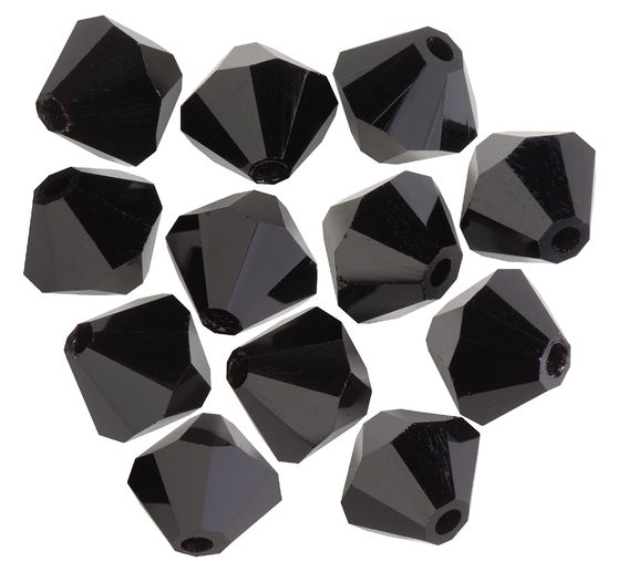 Glasschliffglitzerperlen, 6 mm