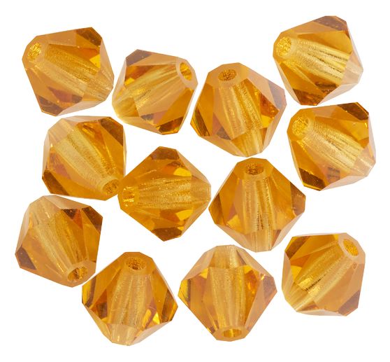 Glasschliffglitzerperlen, 6 mm