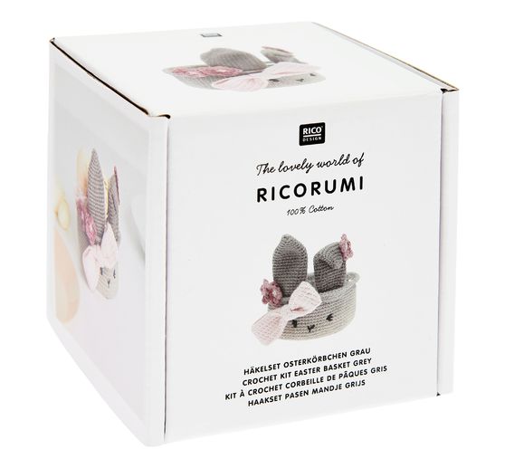Rico Design Ricorumi Häkelset "Oster-Eierkörbchen"